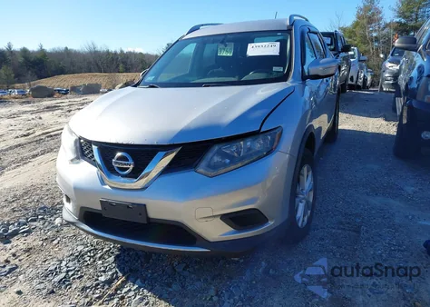 2015 Nissan Rogue Sv from USA, damaged, VIN KNMAT2MV7FP562636